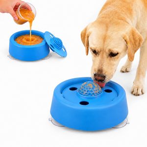 Cuenco interactivo para perros de alimentación lenta, comedero lento para mascotas con bola de cúpula para entrenamiento y enriquecimiento con comida húmeda - Product Image 1