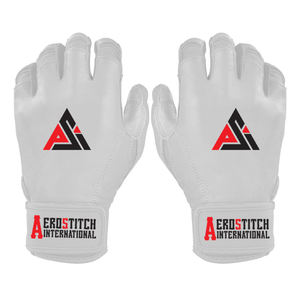 Gants de frappe de baseball à manchette courte pour adultes, protection des mains, en cuir, fabricant de vêtements de sport, gants de frappe de baseball - Product Image 1