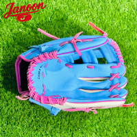Guante de Béisbol Personalizado OEM, de Cuero Genuino, para Infield y Outfield, Venta al Por Mayor