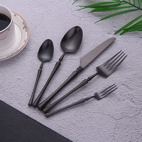Ensemble de couverts de luxe vintage haut de gamme pour cuisine, couteaux de chef à manche forgé 18/10, acier inoxydable 304, écologique et durable