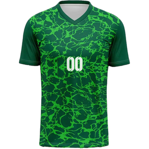 Camiseta de fútbol de malla suave, 100% poliéster, de secado rápido, transpirable y cómoda, para atletas, amantes del deporte y partidos de equipo. - Product Image 6