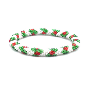 Widely Used Premium Quality Eye Catching Trendy Design Multi Colors Handmade Crochet Women's Glass <b>Beads</b> <b>Bracelets</b> Nepal Ahana's - Product Image 1