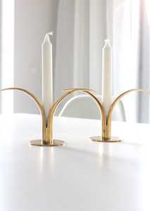 เชิงเทียนทองเหลืองสำหรับตกแต่งบ้าน ดีไซน์โลหะทนทานสำหรับตกแต่งบ้าน - Product Image 6