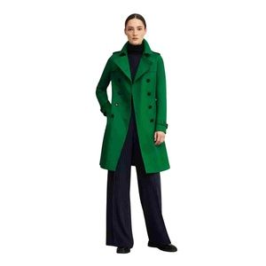 Gabardina de Mujer de Alta Calidad para Otoño, con Doble Botonadura, Estampada y Bordada, Chaqueta Cortavientos Larga con Cinturón para Mujer - Product Image 3