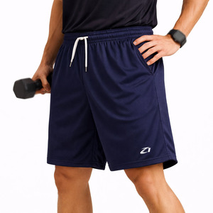 Pantalones Cortos Deportivos Casuales de Malla Lisa para Hombre, de Alta Calidad, Transpirables, de Secado Rápido, con Cordón en la Cintura, Ligeros, para Entrenamiento, OEM - Product Image 3