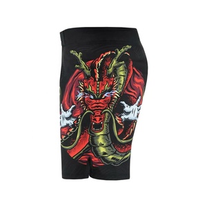 Pantalones cortos MMA sublimados de Venta caliente para hombres Grappling Kick Boxing BJJ Boxing Mixed Martial Arts Sublimated Fighting Trunks Shorts - Product Image 3