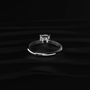 Anillo de diamante cultivado en laboratorio con certificación IGI, de color D a F, en oro, plata, amarillo, blanco, rosa, con brillo radiante, brillanteza atemporal, elegante y sostenible. - Product Image 3