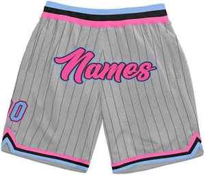 Pantalones Cortos de Baloncesto para Hombre de Alta Calidad con Logotipo Bordado en la Parte Delantera, Cintura Alta, Malla de Poliéster, Secado Rápido - Product Image 4