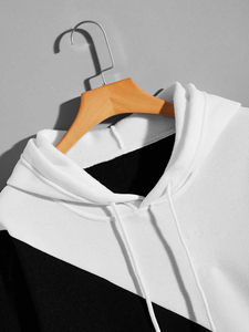 Sudadera con Capucha forrada térmica para hombre Sudadera con capucha de invierno para exteriores con forro polar - Product Image 3