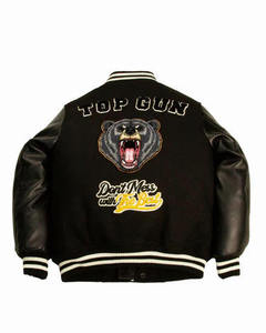 Chaqueta de Estilo Urbano Personalizada para Hombre, Cuerpo de Lana, Logotipos Frontales, Secado Rápido, Transpirable, Ropa de Invierno - Product Image 5