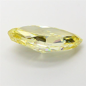 Diamant jaune de 7 carats, taille marquise, rare, de couleur fantaisie, diamant non monté pour une œuvre maîtresse de haute joaillerie sur mesure - Product Image 4