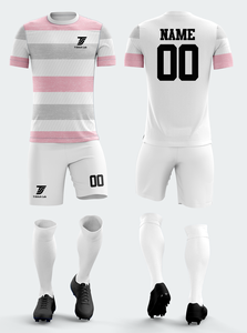 Camisetas de Fútbol Unisex Personalizadas, Sublimadas con Transferencia de Calor, Cuello Redondo/en V, Manga Corta, Secado Rápido, Transpirables, 100% - Product Image 3