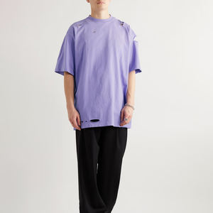 T-shirt Streetwear Homme en Coton 100% Effet Vieilli Coupe Ample Qualité Supérieure Personnalisable Vente en Gros T-shirt Oversize pour Homme - Product Image 3