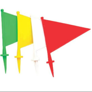 ธงติดตั้งสนามมองเห็นได้ชัดเจน ทนทาน สำหรับการฝึกซ้อมฟุตบอลและจัดสนามกีฬา - Product Image 1