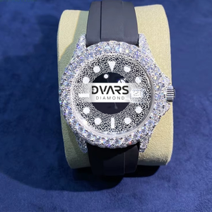 Reloj de Pulsera Mecánico Premium Ascend, Movimiento Automático, Acero Inoxidable, Diamante Moissanite Color D VVS1, Cristal de Zafiro, Elegante - Product Image 1