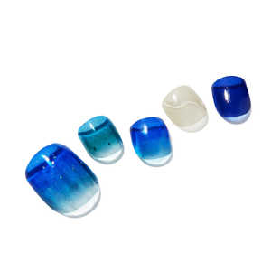 Pegatinas de Uñas Semipermanentes Coreanas 100% Reales con Calidad de Salón, Veganas, Libres de Crueldad Animal, No Tóxicas, Fáciles de Aplicar - Product Image 1