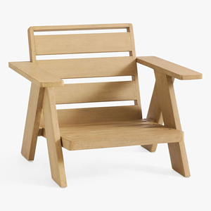 Juego de Sofás de Jardín de Lujo, Sofás Modernos para Exteriores de Hotel, Sofá de Madera de Teca, Muebles Modernos de Patio de Teca - Nara - Product Image 5