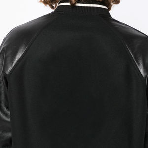 เสื้อแจ็คเก็ตเบสบอลวินเทจแบบกำหนดเองสำหรับผู้ชาย กันน้ำ แห้งเร็ว มีโลโก้ด้านหน้า สไตล์ไฮสตรีท ผู้ผลิตเสื้อแจ็คเก็ตวาร์ซิตี้ - Product Image 5