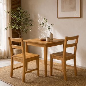 ARTERRA Juego de Mesa y Sillas de Comedor de Madera Moderna de Lujo, Muebles de Comedor de Teca para Proyectos Hoteleros - Product Image 6