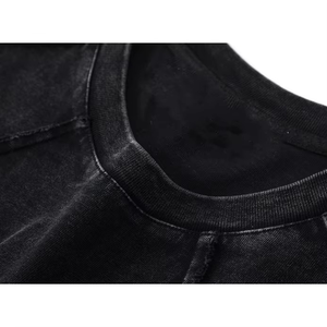 Camisetas de Manga Larga para Hombre, Estilo Oversize, Doble Capa, con Estampado Gráfico Personalizado, Lavado Ácido, Algodón, 2026 - Product Image 5