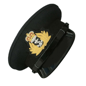 หมวกแก๊ปแบทแมน OEM สีดำ/เทา/น้ำเงินเข้มปักด้วยมือสัญลักษณ์เส้นลวดแท่ง100% ขนสัตว์ใช้กลางแจ้งในชีวิตประจำวัน - Product Image 4