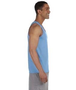 <b>Singlet</b> Tank Top <b>Men</b> 100% Cotton Breathable O-Neck 220g Knitted Smart Casual Fitness Activities Wrestling <b>Singlet</b> Custom - Product Image 2