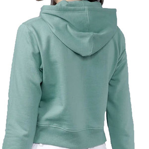 Nueva Colección de Sudaderas Cortas Personalizadas con Capucha Negra, Logotipo Personalizado, Sudaderas Cortas de Moda de Invierno para Mujer, Última Tendencia - Product Image 3