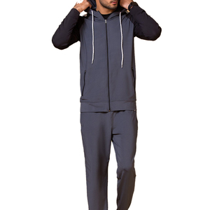 Ensemble de survêtement pour homme, coupe ajustée, séchage rapide, respirant, léger, couleurs et logo personnalisables, vêtements de course décontractés, survêtement de sport - Product Image 5