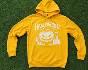 Service de fabrication sur mesure de sweats à capuche en polaire premium pour Halloween, avec motifs sorcière, chauve-souris et citrouille, vente en gros - Product Image 6
