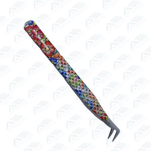 Pinzas para Pestañas con Punta de Fibra, Marca Privada, Cuidado de Belleza Profesional, Logotipo Personalizado, Pinzas para Pestañas de Volumen de 90 Grados - Product Image 3