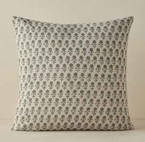 Indien fait à la main nouveau Design fleur bloc impression taie d'oreiller coton housse de canapé literie housses de coussin - Product Image 1