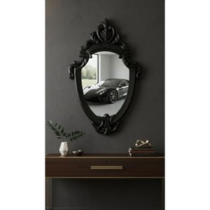 Handcrafted Reclaimed Wood Ornate <b>Mirror</b> | Vintage Baroque Wooden <b>Wall</b> <b>Mirror</b> Wholesale - Product Image 4