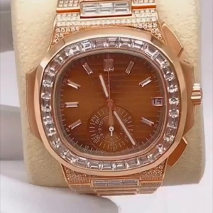 Nouveauté 2024 montre en diamant de haute qualité DEF glacé cultivé en laboratoire style hip hop en diamant avec mécanisme mécanique manuel automatique - Product Image 3