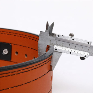 Cinturón de Soporte Lumbar de Neopreno con Hebilla Roja para Levantamiento de Pesas, Soporte para la Espalda, Envolvente, para Adultos, Todas las Estaciones, Rhino Fitness - Product Image 3