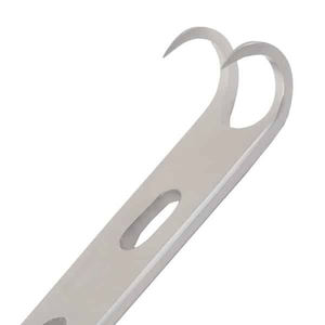 Vente en gros de rétracteurs Converse Alar à double extrémité, 12 cm, en acier inoxydable, à bords tranchants, avec crochet, sécurité manuelle, CE ISO123, par Grip Surgical - Product Image 5