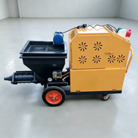 Machine de pulvérisation de plâtre de ciment efficace avec faible consommation de main-d'œuvre pour la décoration de bâtiments