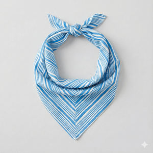 Pañuelo de Algodón Artesanal Tradicional con Motivos Culturales, Accesorio Cuadrado para la Cabeza, Moda Femenina, Exportación - Product Image 6