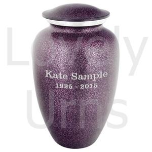 Urna para Cenizas Plum Mist, Urna Funeraria de Metal Morado para Adultos, Urna Conmemorativa - Product Image 3