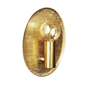 Lampe murale géométrique en laiton antique METAL WAVE modèle 10302, aspect vintage, installation et entretien faciles, pour éclairage de chevet - Product Image 6