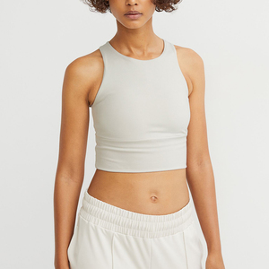 Soutien-gorge de sport en tricot hygroscopique et anti-transpiration, style européen et américain, pour yoga et fitness - Product Image 3