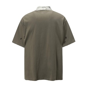 เสื้อโปโลพิมพ์ลายสไตล์สตรีทแฟชั่นทรงหลวมสำหรับผู้ชาย คุณภาพพรีเมียม เหมาะสำหรับใส่เล่นกอล์ฟในฤดูร้อน แขนสั้น - Product Image 3