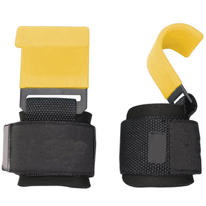 Sangles de musculation réglables Harry Johnson pour la fermeture, extensibilité modérée, noir, jaune, nylon, unisexe, équipement de fitness pour la salle de sport - Product Image 1
