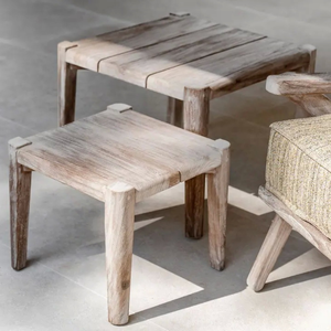 Hot Sale Outdoor <b>Table</b> <b>Set</b> Square Wood Modern Design Durable for Indoor/Outdoor Use Hotel Villa Dining - Product Image 4