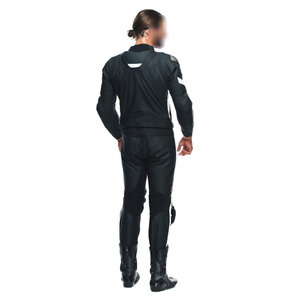 Combinaison de moto en cuir noire pour homme, manches longues, coupe-vent, toutes saisons, équipement de protection - Product Image 6