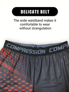 Conjunto de 2 Piezas de Ropa Deportiva de Compresión para Hombre, Camuflaje, Secado Rápido, Estampado a Color, Camiseta de Manga Larga y Pantalones - Product Image 6