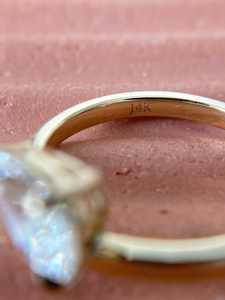 Anillo de Boda de Plata 925 con Corte de Pera Estilo Europeo INS, Modelo Básico de Moda con Moissanita Individual de 6*9 - Product Image 5