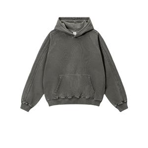 Sweat-shirt pour homme de qualité supérieure, personnalisé OEM, délavé à l'acide, 100% coton, impression numérique, anti-froissement, respirant, poids du tissu 330g pour - Product Image 5