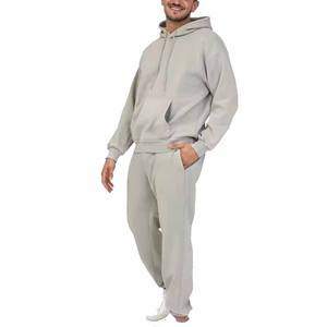 Conjunto Deportivo para Hombre 2026, con Logotipo Personalizado, de Felpa Técnica, 2 Piezas, Sudadera con Capucha y Pantalones Gruesos para Correr - Product Image 2