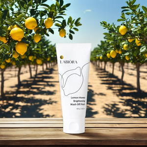 Mascarilla Facial LABIORA con Extracto de Limón y Miel, Cuidado de la Textura de la Piel, Exfoliante, Cuidado de los Poros, Iluminador, Todo en Uno - Product Image 2
