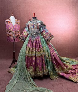 Afghani Kuchi <b>Wedding</b> Dresses for Women <b>Top</b> Selling Best Quality Low Prices Afghani New Style Dresses for Women Custom Designs - Product Image 6